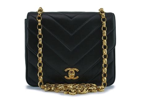 chanel classic gold bag|chanel bag with gold chain.